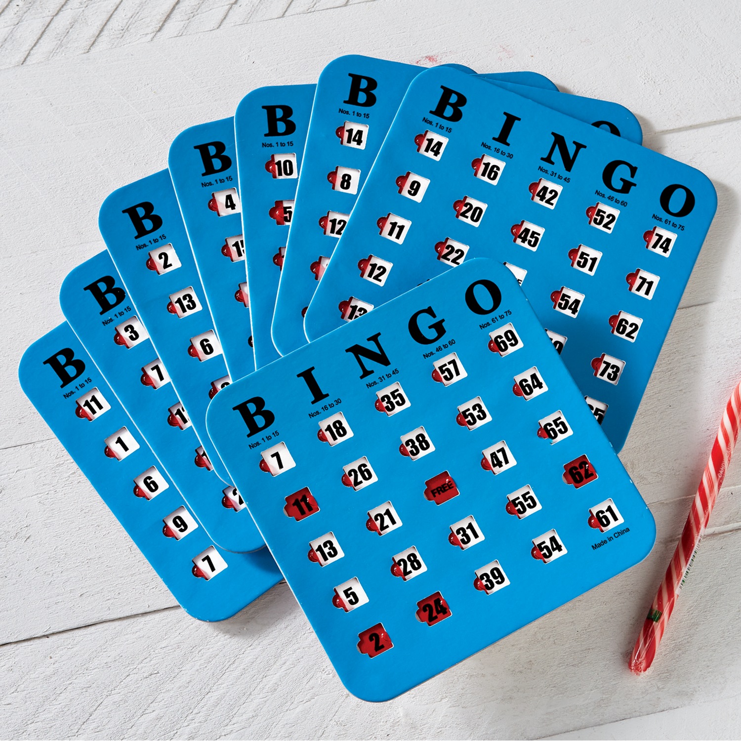 8 1/2 x 11 bingo cards