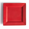 16-Piece Modern Square Dinnerware Set in Solid Colors, , large