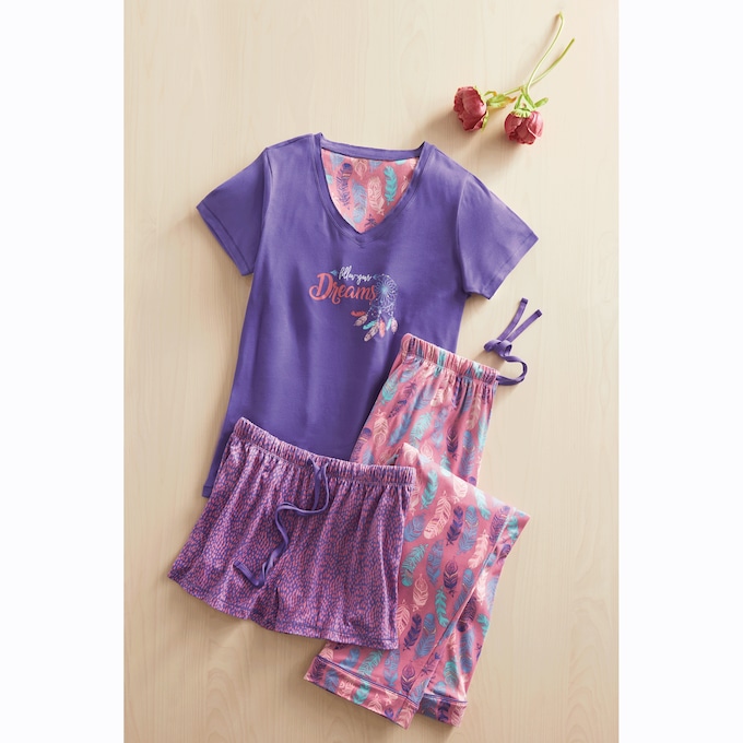 3-Piece Dream Catcher PJ Set, , large
