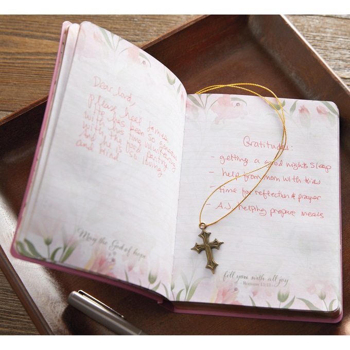 Inspirational Cross Journal, , large