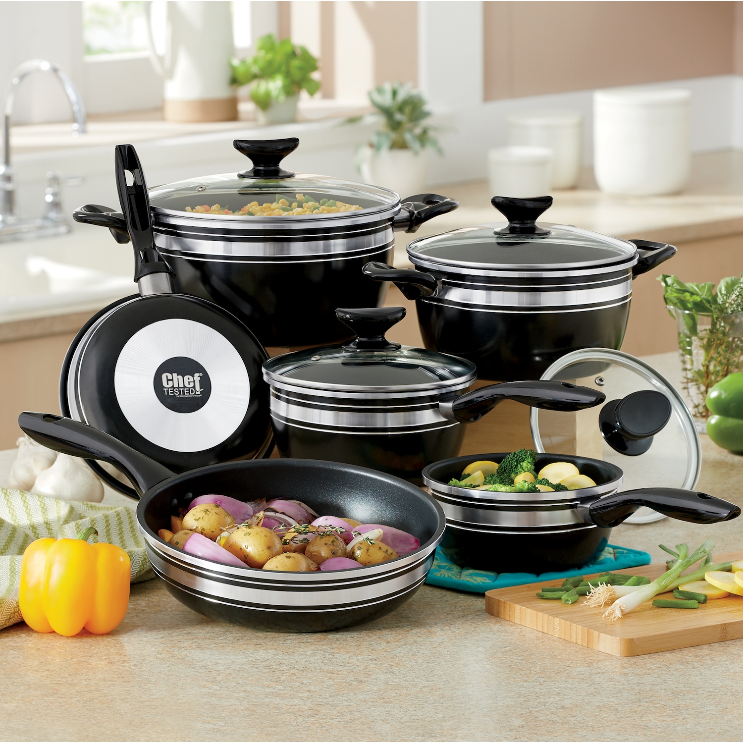 10-Piece Chef Tested® Banded Cookware Set | Country Door