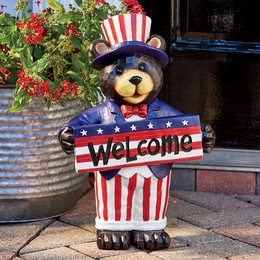 Patriotic Welcome Bear, , large