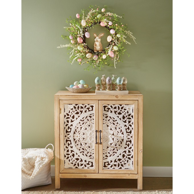 Carved Lena Cabinet, , large