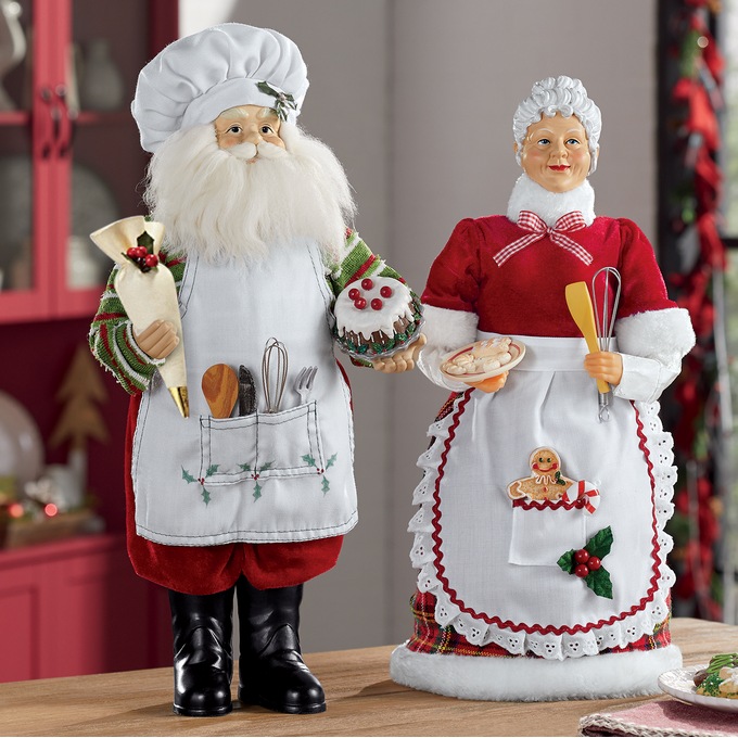 Cooking Santa And Mrs Claus Country Door