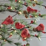 Set of 5 Red Bird Clips, , large