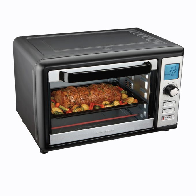 Hamilton Beach Digital Countertop Oven with Convection and Rotisserie, , large