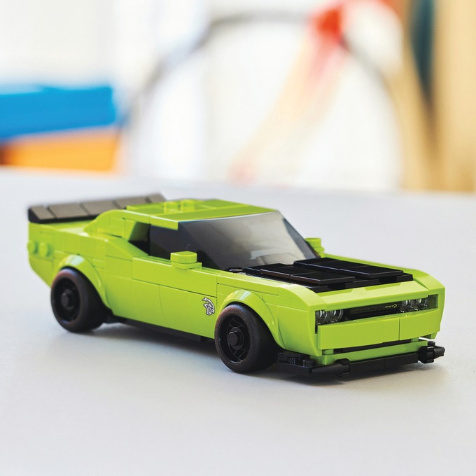 LEGO Speed Champions Dodge Challenger SRT Hellcat Sports Car, Green, large