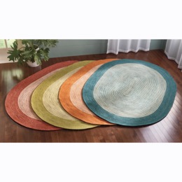 Cheerful Braided Rug, , large
