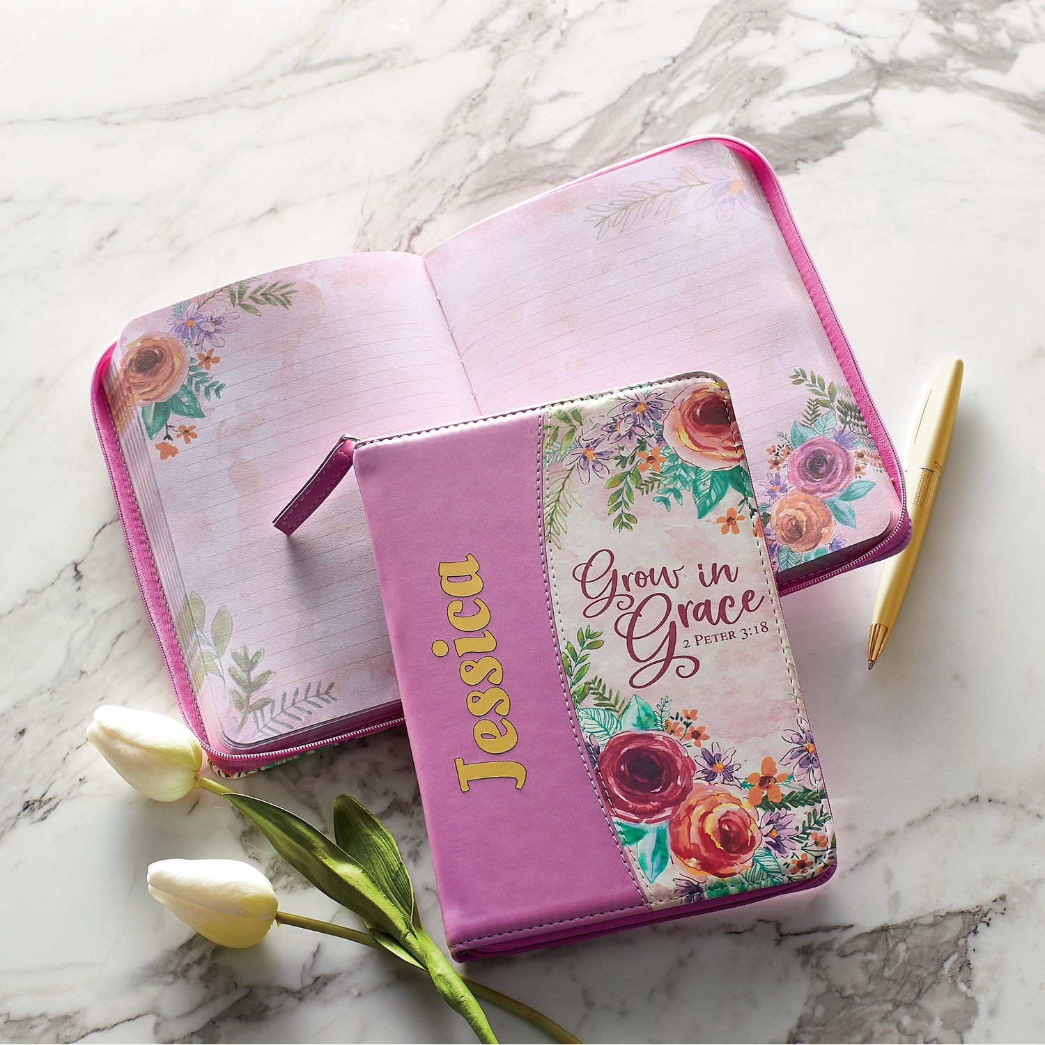 Grow in Grace Zipped Journal Country Door