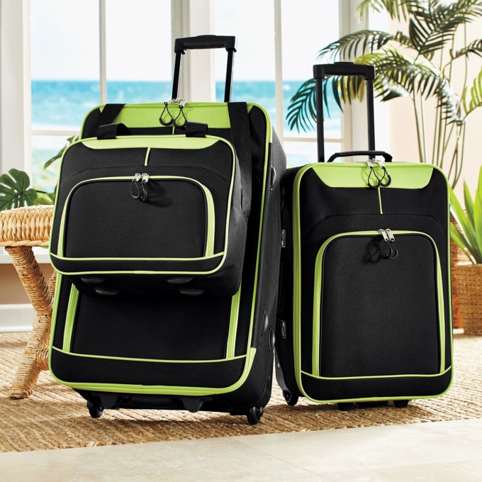 3-Piece Soft-Sided Luggage Set, , large