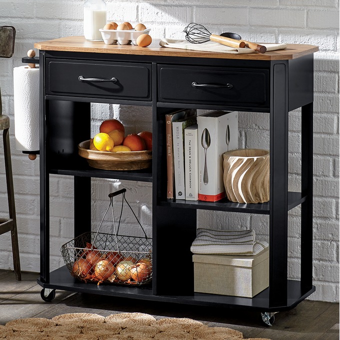 Seventh avenue outlet microwave cart