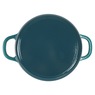 Crock Pot Artisan 6-qt. Enameled Cast Iron Dutch Oven with Lid, Teal Ombre, large