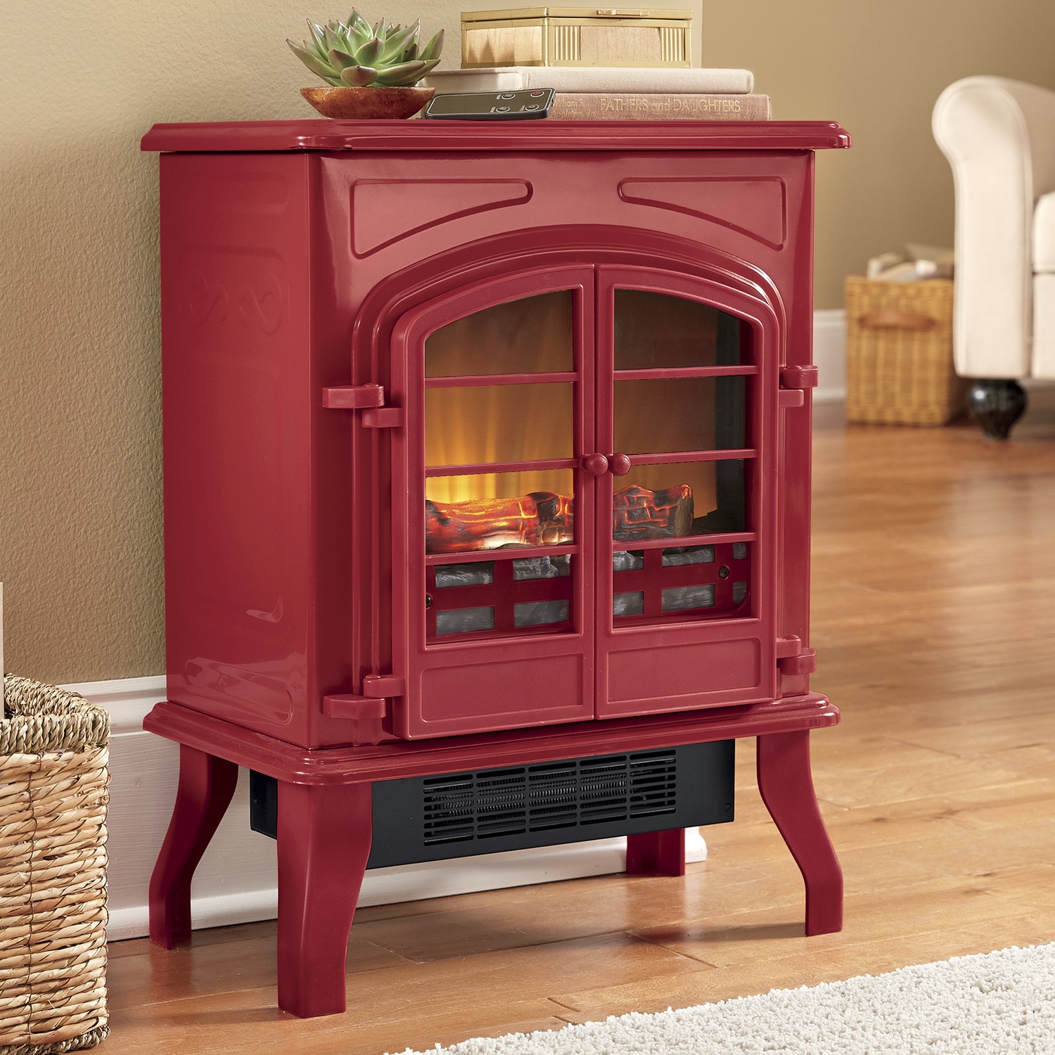 Electric Fireplace Stove, 1500W, with Remote | Country Door