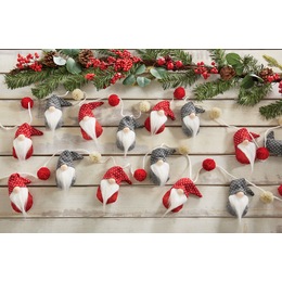 Holiday Gnome Garland, , large