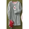 Holiday Friends Microfleece Nightshirt and Socks Set, , large