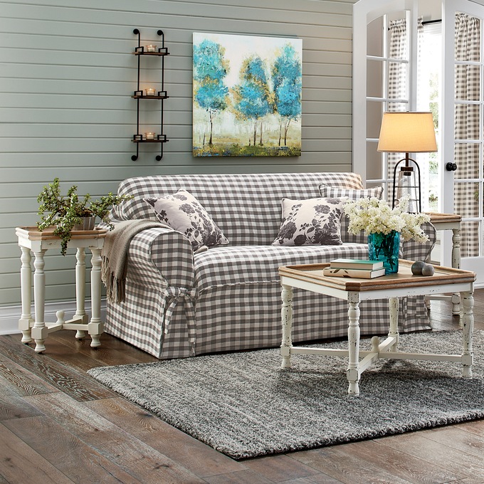 Two Tone Coffee and End Table, , large