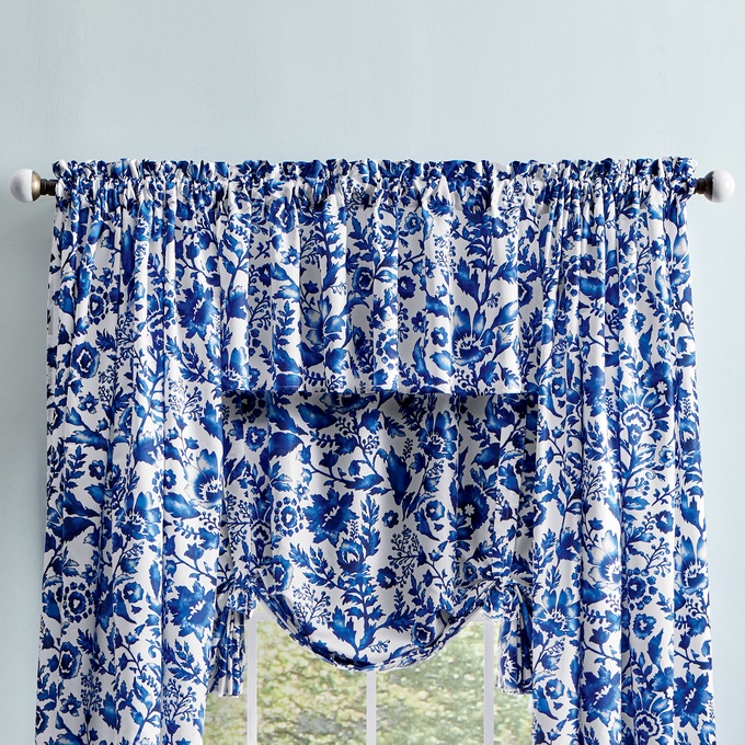 Fall Blues Valance, , large