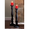 Set of 2 Farmhouse Floor Candleholders, , large