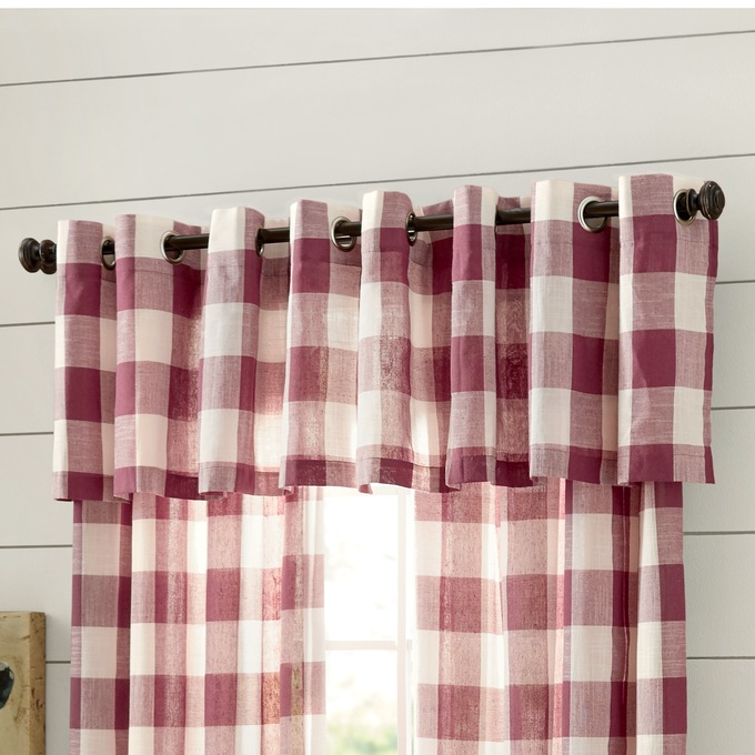 Buffalo Plaid Valance, , large