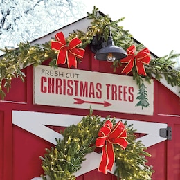 Christmas Trees Metal Sign, , large