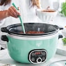 Green Life Slow Cooker Healthy Duo 6-Quart Slow Cooker, Turquoise, large