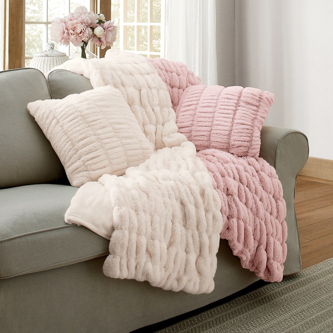 Faux-Fur Pillow, , large