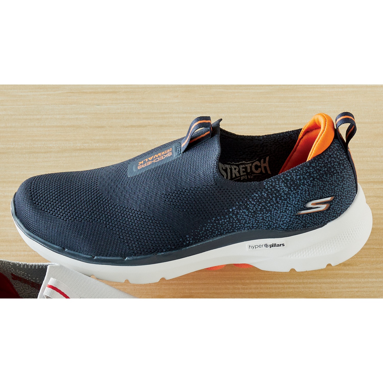 Skechers go walk hot sale 4 mens orange