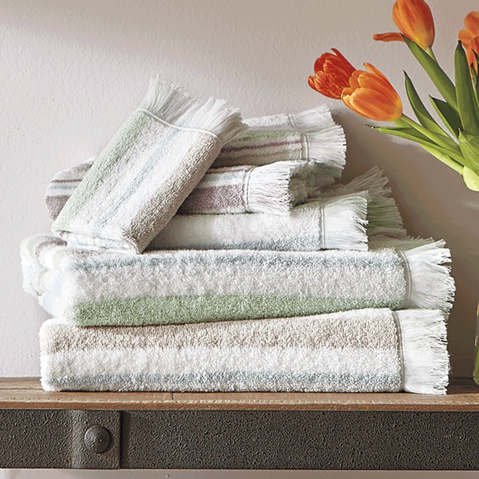 6-Piece Pure Bliss Cotton Towel Set, , large