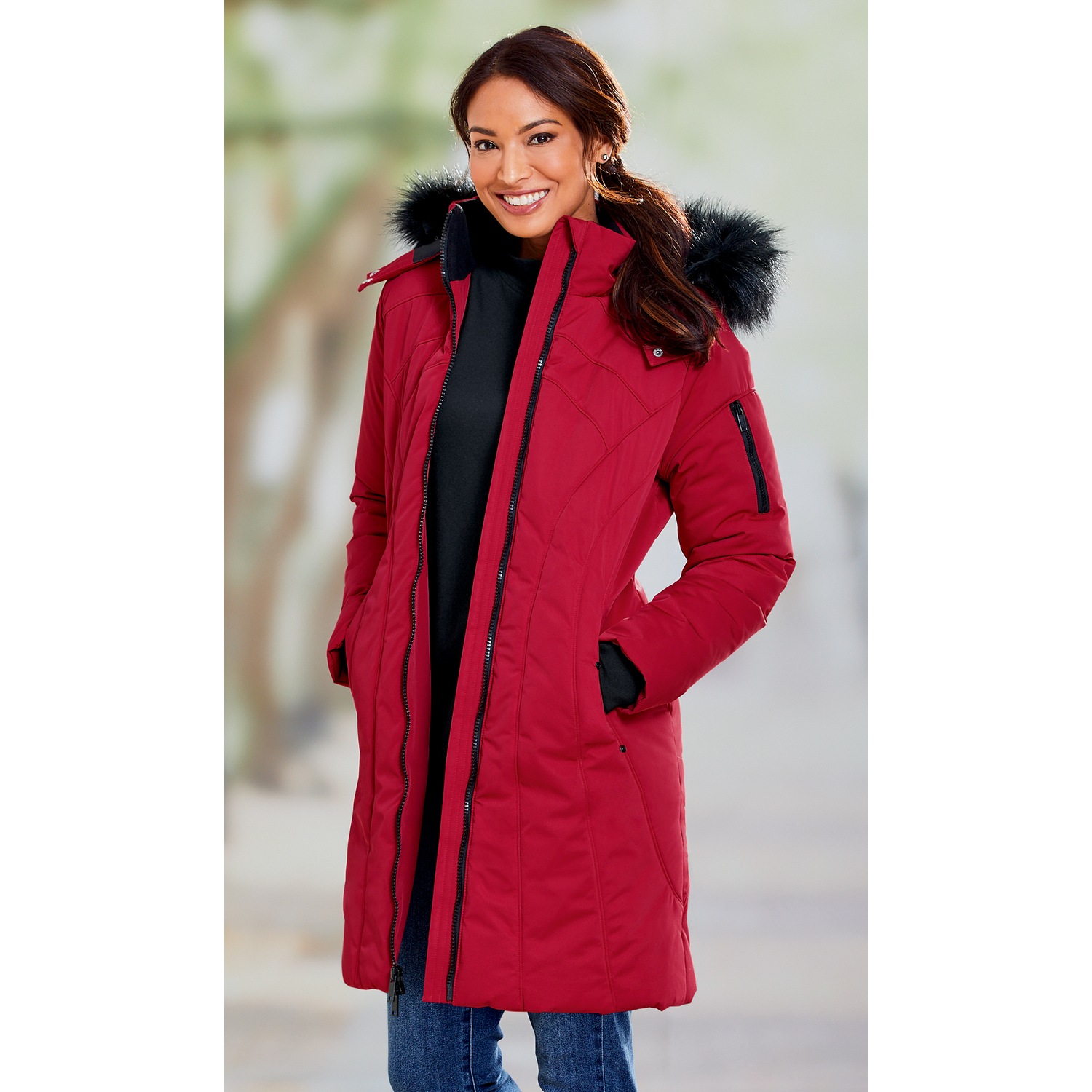 HARD LAND Men's Down Parka Extreme Warm Winter Jacket With