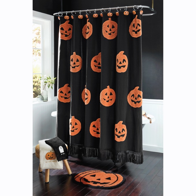 Set of 12 Halloween Shower Curtain Hooks, , large