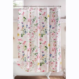 Spring Bliss Floral Shower Curtain, , large