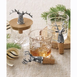 Deer Double Old Fashioned Glass, , large