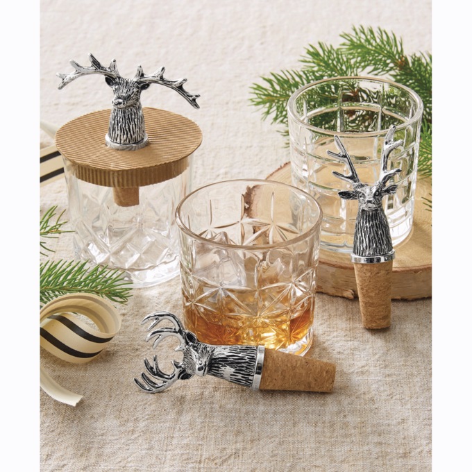 Deer Double Old Fashioned Glass, , large