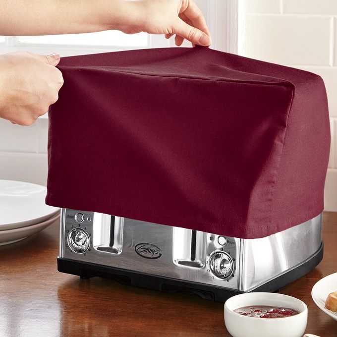 Color Connection Toaster Covers, Burgundy, large