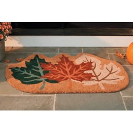 Leaf Trio Coir Mat, , large