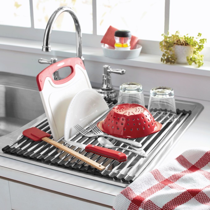 Roll-Up Dish Drainer, , large