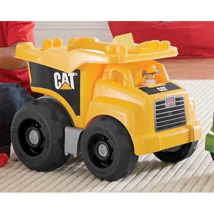 Mega bloks john deere large vehicle dump truck store