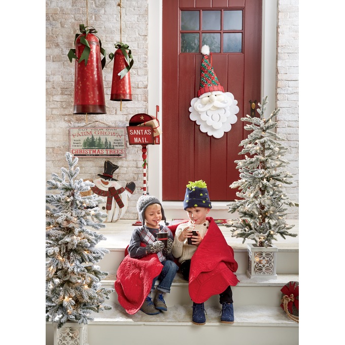 Set Of 2 Homestead Christmas Oversized Bells Country Door