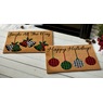 Holiday Plaid Coir Mat - 20" X 30", , large