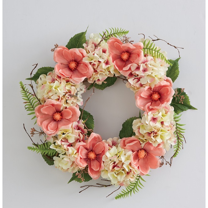 Dusty Pink Wreath, , large