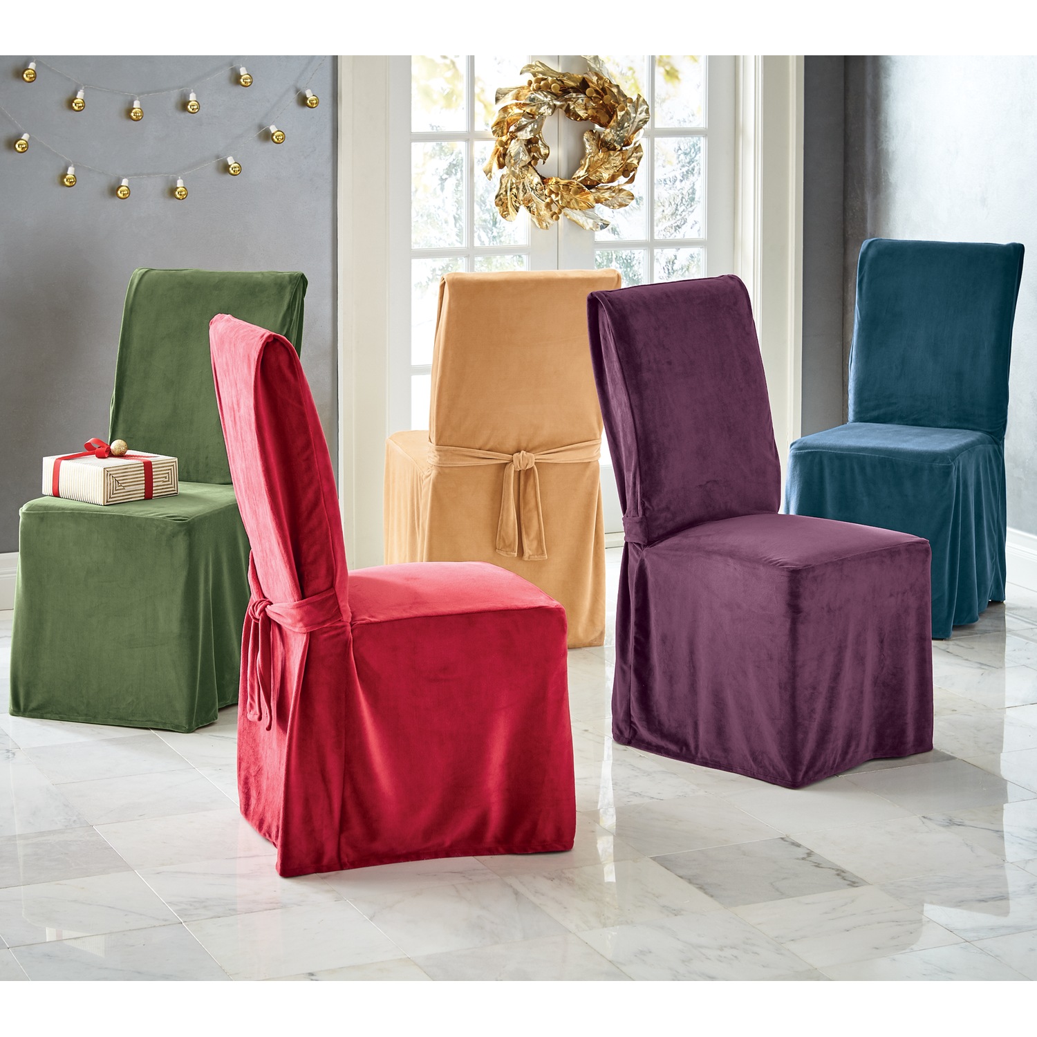 Devonshire Velvet Dining Chair Cover Country Door