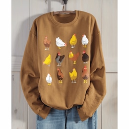Rooster Sweatshirt, , large