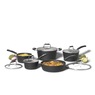 The Rock 10-pc. Forged Aluminum Cookware Set, Black, large