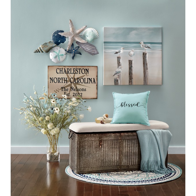 Beachside Seagulls Canvas, , large