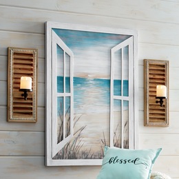 Beach Views Canvas Wall Art, , large