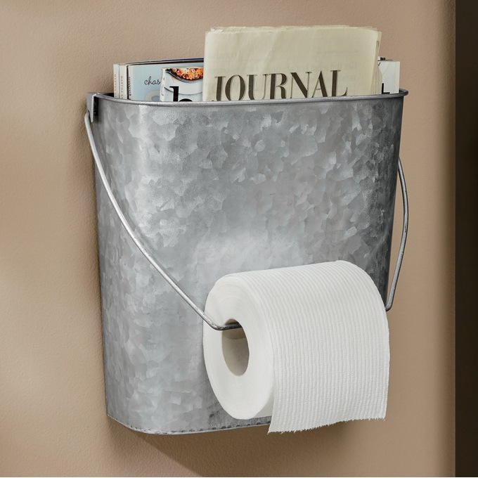 Farmhouse Bucket Toilet Paper Holder Country Door