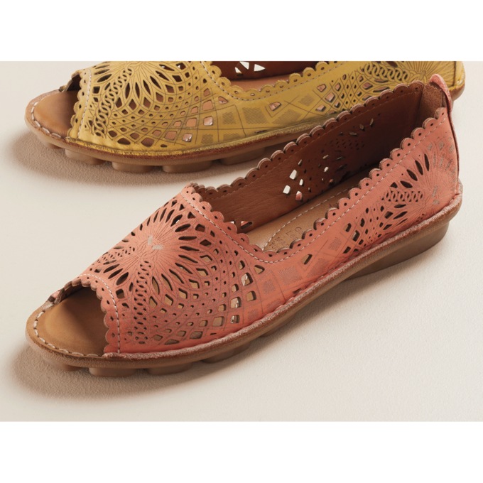 Spring Step Brandal Peep-Toe Slip-On, , large