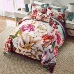 Amelia Comforter Set, Accent Pillow and Window Treatments, , large