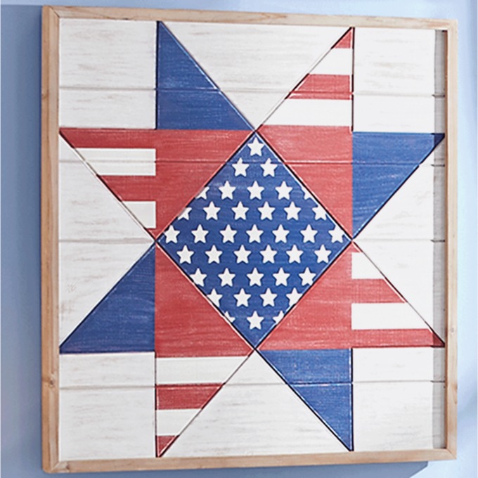 Patriotic Barn Art, , large