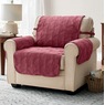 Faux-Suede Waterproof Secure-Fit Furniture Protector, , large
